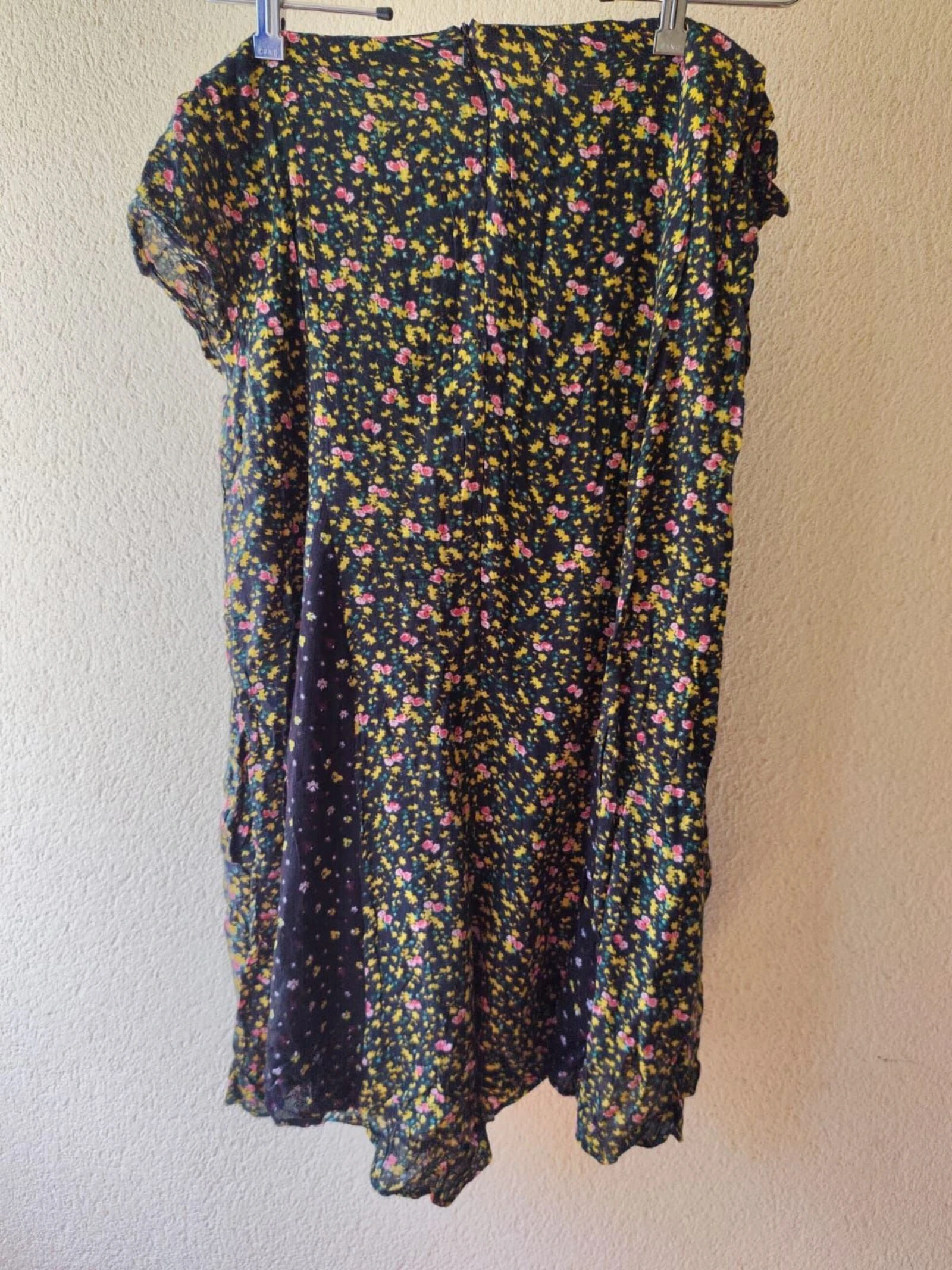 Vestido Zara Trafaluc floral bicolor boho talla L – photo 2